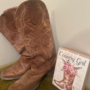 Idylwind cowgirl boots boot barn brown leather sole